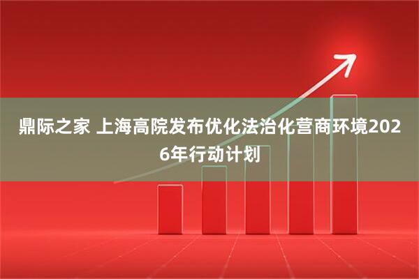 鼎际之家 上海高院发布优化法治化营商环境2026年行动计划