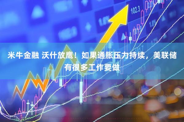 米牛金融 沃什放鹰！如果通胀压力持续，美联储有很多工作要做
